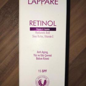Lappare 50 ml Retinol Anti-Aging Yüz ve Göz Çevresi Bakım Kremi