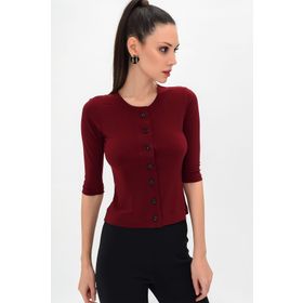 Laranor 19L6596 Bordo Kadın Hırka