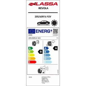 Lassa 205/60 R16 92V Revola EV Yaz Lastiği 2025