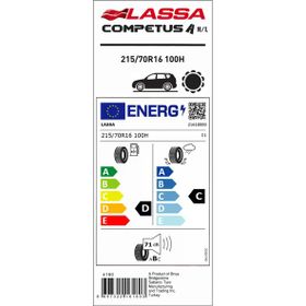 Lassa 215/70 R16 100H Competus H/L SUV Yaz Lastiği 2022