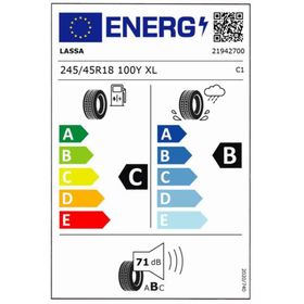 Lassa Driveways 245/45R18 100Y XL Yaz Lastiği