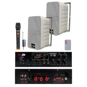 Lastvoice Black Large Plus Paket-1 Hoparlör ve Amfi Anons Ses Sistemi Seti