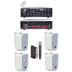 Lastvoice Black Large Plus Paket-3 Hoparlör ve Anfi Anons Ses Sistemi Seti