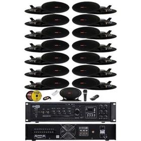 Lastvoice Black Maxx Paket-7 Tavan Hoparlörü+6 Bölgeli Anfi Ses Sistemi Paketi