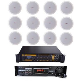 Lastvoice Black Maxx Paket+6 Tavan Hoparlörü+6 Bölgeli Amfi Ses Sistemi Paketi