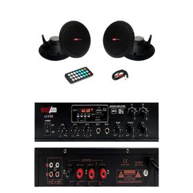 Lastvoice Black Small Paket-2 Hoparlör ve Anfi Ses Sistemi Seti