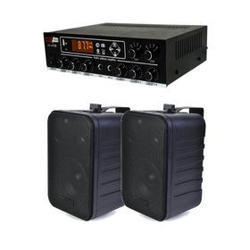 Lastvoice Black Soft Paket-1 Hoparlör-Anfi Mağaza Ses Sistemi