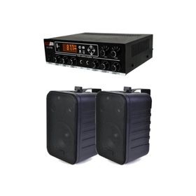 Lastvoice Black Soft Paket-1 Hoparlör-Anfi Mağaza Ses Sistemi