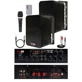 Lastvoice Black Soft Paket-1 Hoparlör-Anfi Mağaza Ses Sistemi