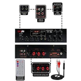 Lastvoice Black Soft Paket-1 Hoparlör-Anfi Mağaza Ses Sistemi