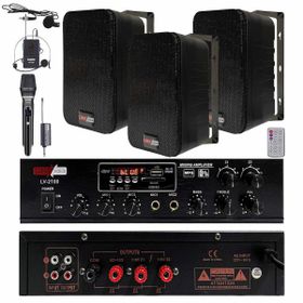 Lastvoice Black Soft Paket-2 Hoparlör ve Anfi Mağaza Ses Sistemi