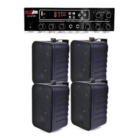 Lastvoice Black Soft Paket-3 Hoparlör ve Anfi Mağaza Ses Sistemi