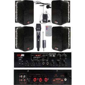 Lastvoice Black Soft Paket-3 Hoparlör ve Anfi Mağaza Ses Sistemi
