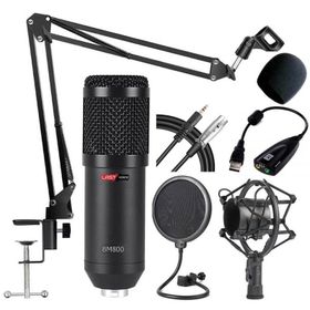 Lastvoice BM800 Stand + Serskartı + Stüdyo Mikrofonu