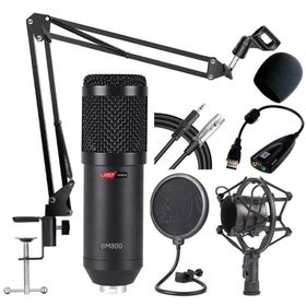Lastvoice BM800 Stand + Serskartı + Stüdyo Mikrofonu