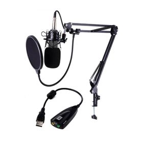 Lastvoice BM800 Stand + Serskartı + Stüdyo Mikrofonu