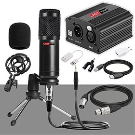 Lastvoice BM800GP Pak Condenser Mikrofon Phantom Power Mini Tripod Ses Kartı