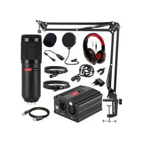 Lastvoice BM800H Stüdyo Mikrofon Phantom Kulaklık Stand Kayıt Seti