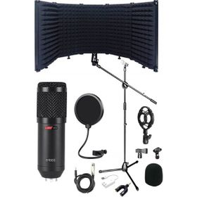 Lastvoice BM800PF Mikrofon Yalıtım Paneli Stand Filtre Shock Mount