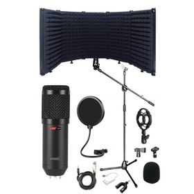 Lastvoice BM800PF Mikrofon Yalıtım Paneli Stand Filtre Shock Mount