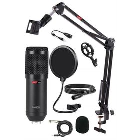 Lastvoice BM800XLR Condenser Shock Mount + Stand + Pop Filtre + Mikrofon