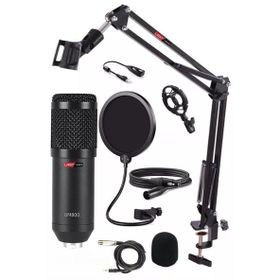 Lastvoice BM800XLR Condenser Shock Mount + Stand + Pop Filtre + Mikrofon