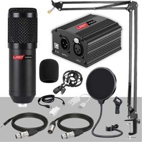 Lastvoice BM800YP Youtuber Mikrofon Phantom Stand Filtre 7.1 Seti