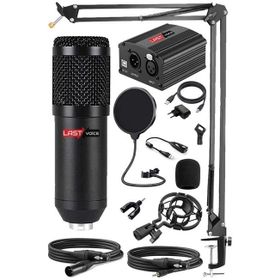 Lastvoice BM800YP Youtuber Mikrofon Phantom Stand Filtre 7.1 Seti