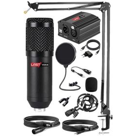 Lastvoice BM800YP Youtuber Mikrofon Phantom Stand Filtre 7.1 Seti
