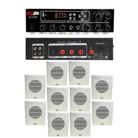 Lastvoice Eko Paket-5 Anfi Ve Duvar Tipi Hoparlör Ses Sistemi Paketi