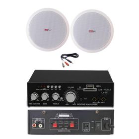 Lastvoice Ekonomi Ceiling Paket-2 Anfi ve Tavan Hoparlörü Seti