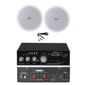 Lastvoice Ekonomi Ceiling Paket-2 Anfi ve Tavan Hoparlörü Seti
