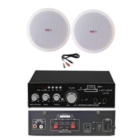 Lastvoice Ekonomi Ceiling Paket-2 Anfi ve Tavan Hoparlörü Seti
