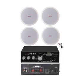 Lastvoice Ekonomi Ceiling Paket-4 Anfi ve Tavan Hoparlörü Seti
