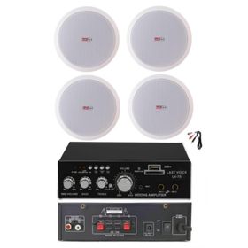 Lastvoice Ekonomi Ceiling Paket-4 Anfi ve Tavan Hoparlörü Seti