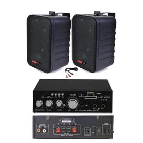 Lastvoice Ekonomi Wall Paket-2B Anfi ve Duvar Hoparlörü Seti