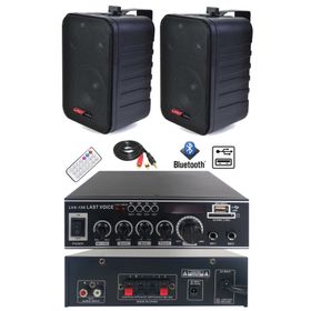Lastvoice Ekonomi Wall Paket-2B Anfi ve Duvar Hoparlörü Seti