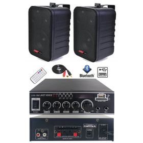 Lastvoice Ekonomi Wall Paket-2B Anfi ve Duvar Hoparlörü Seti