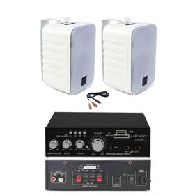 Lastvoice Ekonomi Wall Paket-2W Anfi ve Duvar Hoparlörü Seti