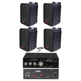 Lastvoice Ekonomi Wall Paket-4B Anfi ve Duvar Hoparlörü Seti