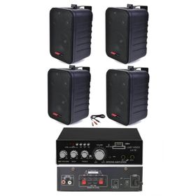 Lastvoice Ekonomi Wall Paket-4B Anfi ve Duvar Hoparlörü Seti