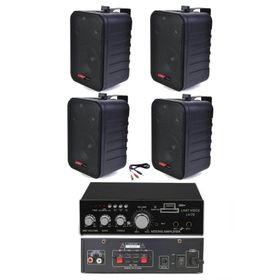 Lastvoice Ekonomi Wall Paket-4B Anfi ve Duvar Hoparlörü Seti