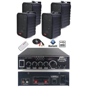 Lastvoice Ekonomi Wall Paket-4B Anfi ve Duvar Hoparlörü Seti