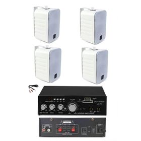 Lastvoice Ekonomi Wall Paket-4W Anfi ve Duvar Hoparlörü Seti