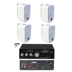 Lastvoice Ekonomi Wall Paket-4W Anfi ve Duvar Hoparlörü Seti