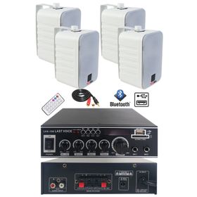 Lastvoice Ekonomi Wall Paket-4W Anfi ve Duvar Hoparlörü Seti
