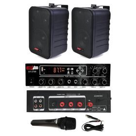 Lastvoice Large Paket-1 Hoparlör ve Anfi Anons Ses Sistemi Seti