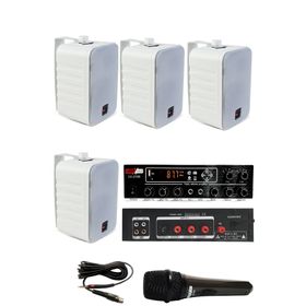 Lastvoice Large Paket-3 Hoparlör ve Anfi Anons Ses Sistemi Seti