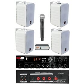Lastvoice Large Paket-3 Hoparlör ve Anfi Anons Ses Sistemi Seti
