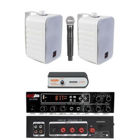 Lastvoice Large Plus Paket-1 Hoparlör ve Anfi Anons Ses Sistemi Seti